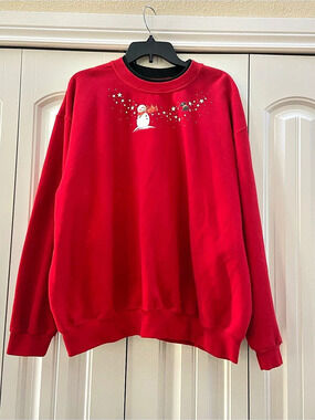 Vintage Country Store Red Sweatshirt Size 3XL
